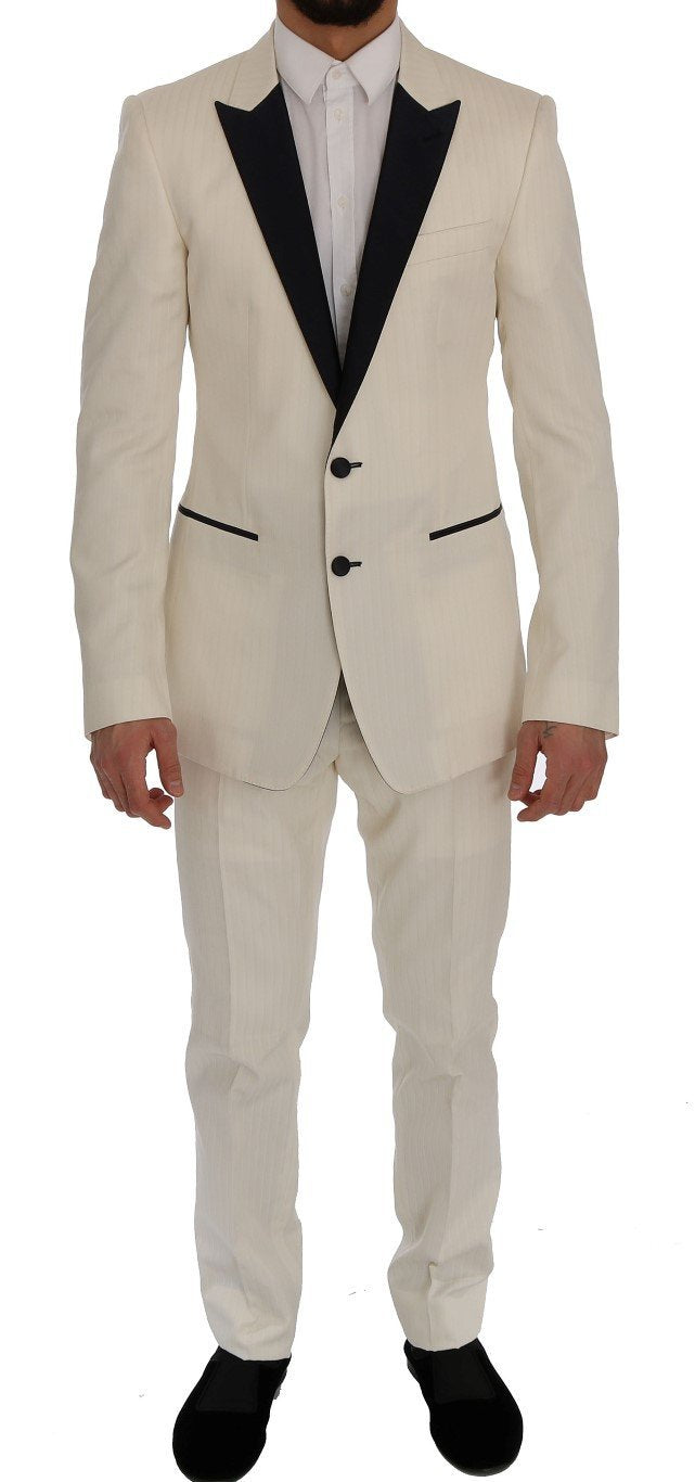 White MARTINI Slim Fit Suit