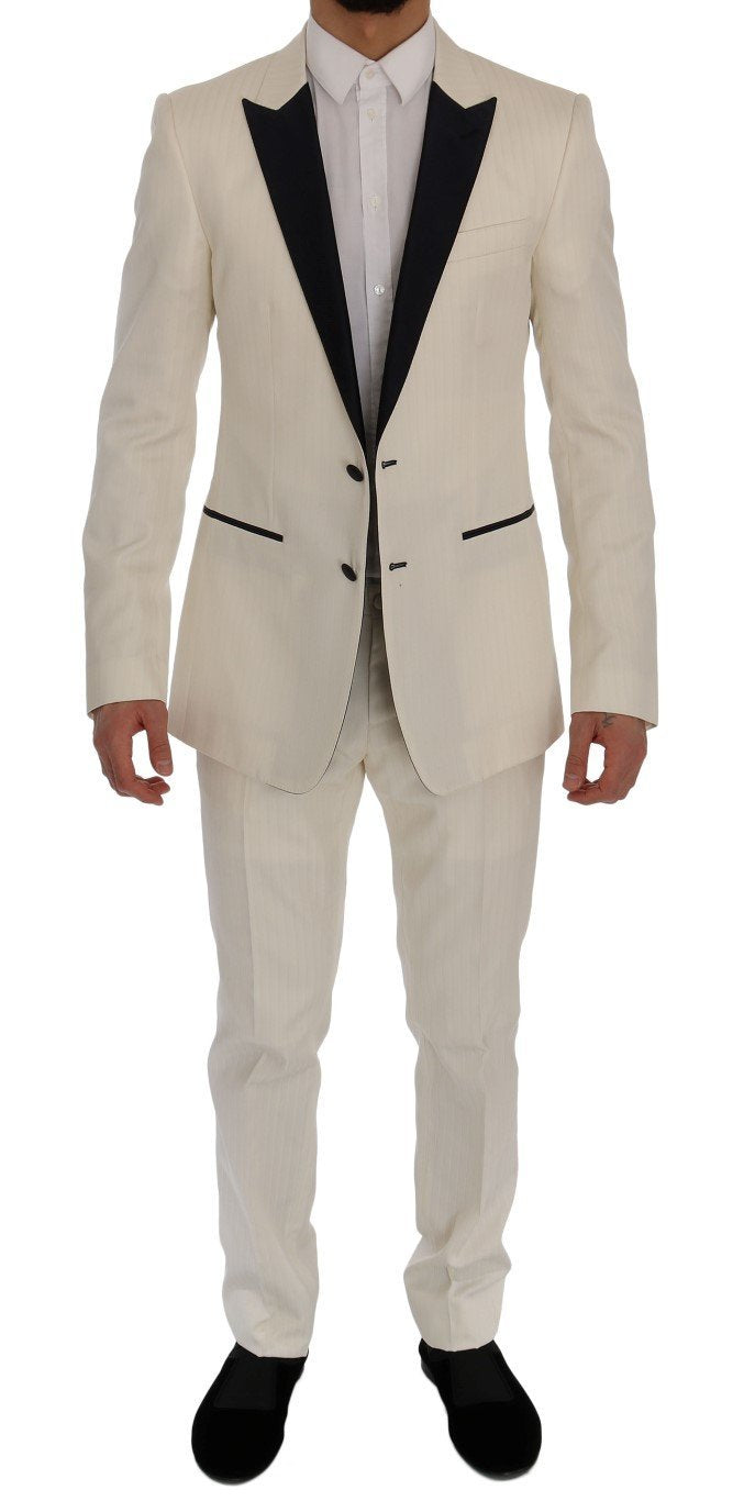 White MARTINI Slim Fit Suit