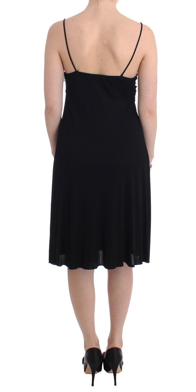 Black jersey dress