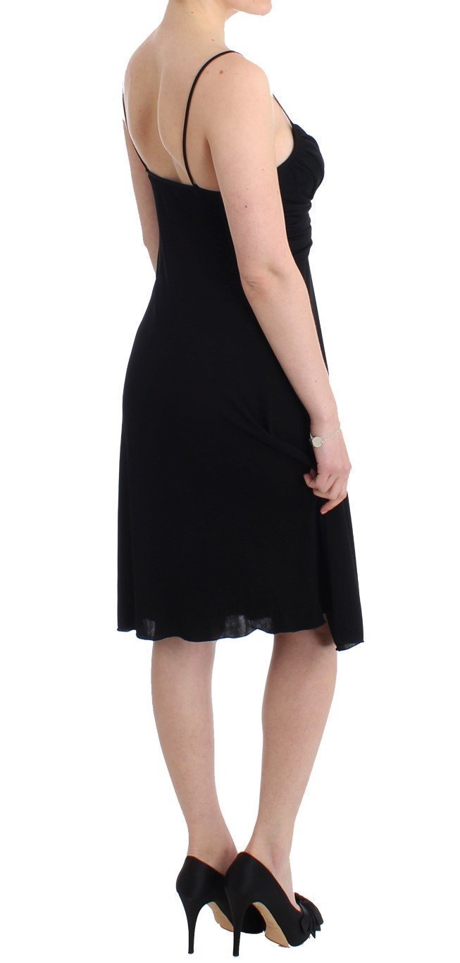 Black jersey dress