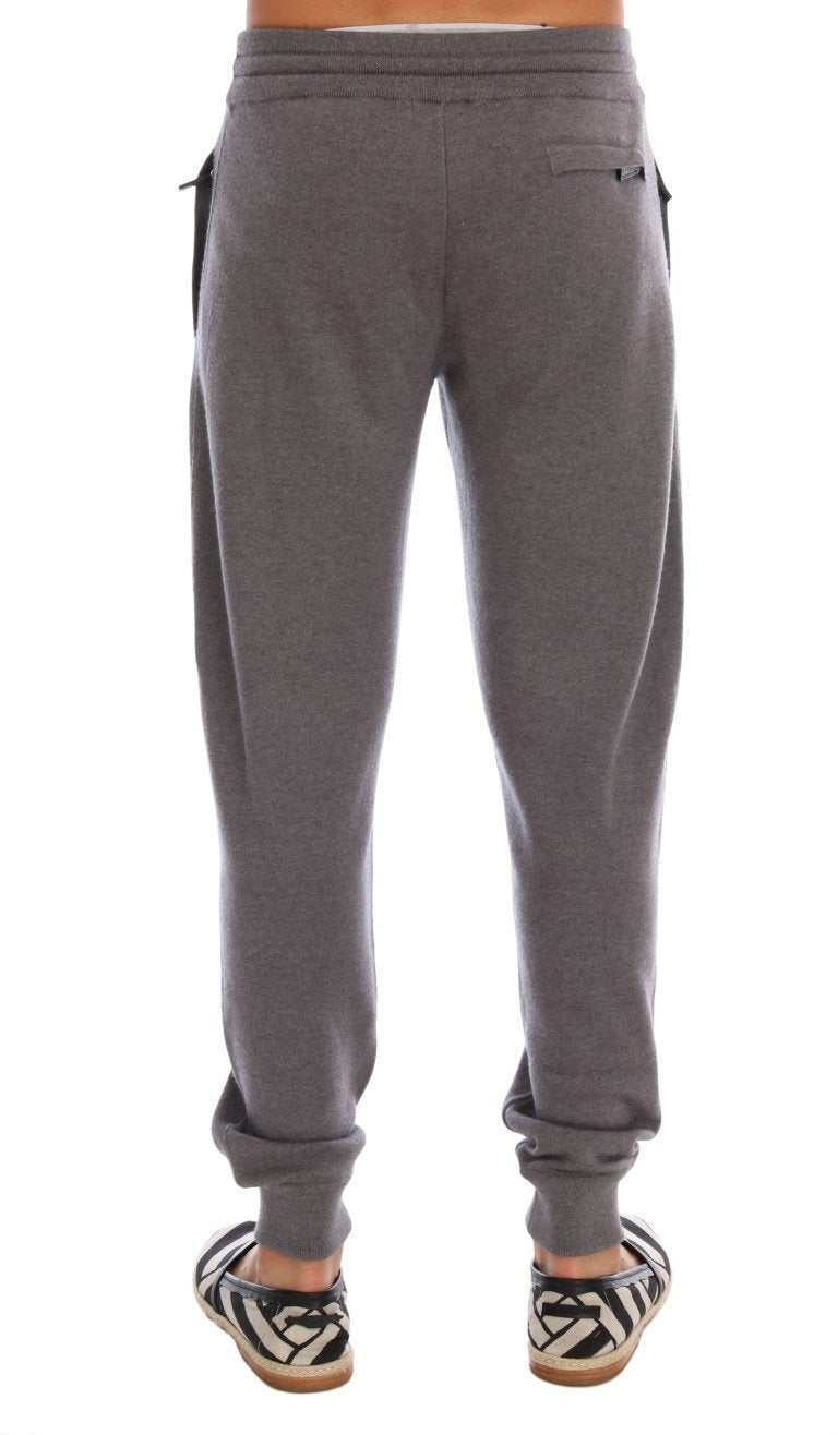 Gray Cashmere Gym Sport Pants