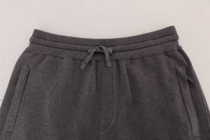 Gray Cashmere Gym Sport Pants