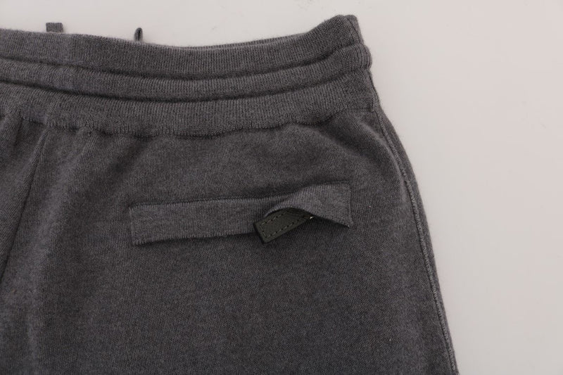 Gray Cashmere Gym Sport Pants