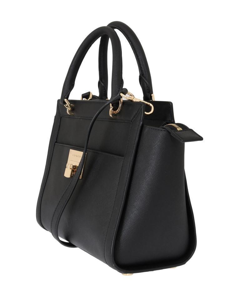 Black TINA Leather Satchel Bag