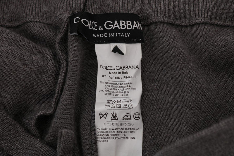 Gray Cashmere Gym Sport Pants