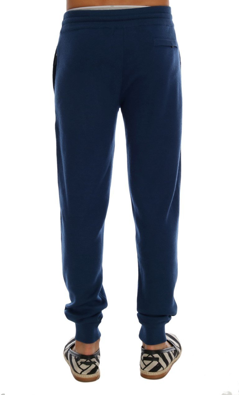 Blue Cashmere Gym Sport Pants