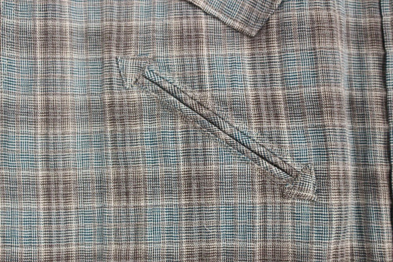 Blue Checkered SICILIA Regular Casual Shirt