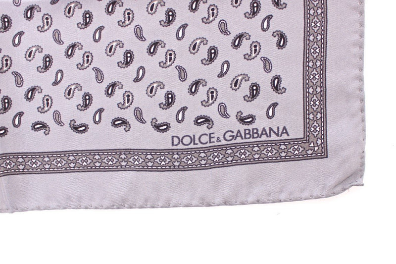 Gray Silk Handkerchief