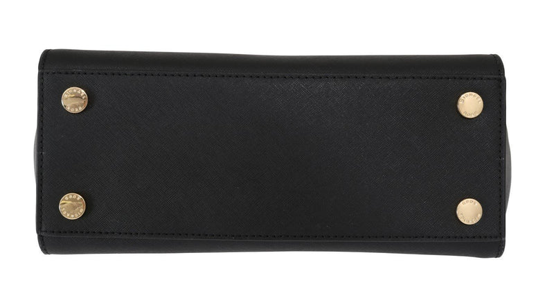 Black SELMA Leather Satchel Bag