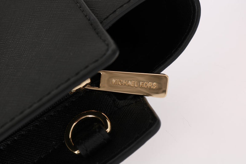 Black SELMA Leather Satchel Bag
