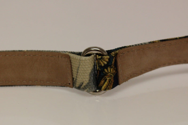 Multicolor Leather Printed Belt