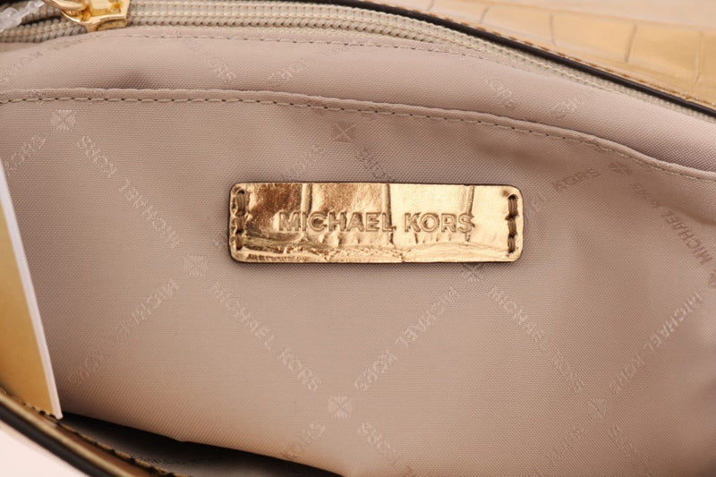 Gold KARLA Satchel Crossbody Bag