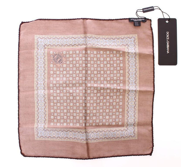 Brown Silk Handkerchief