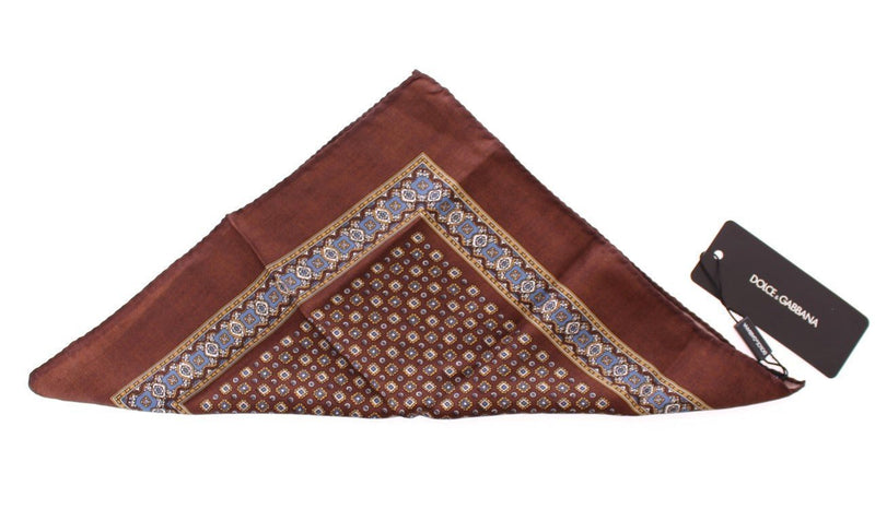 Brown Silk Handkerchief