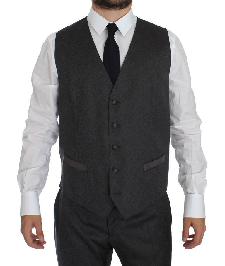 Gray MARTINI 3 Piece Slim Fit Suit Tuxedo