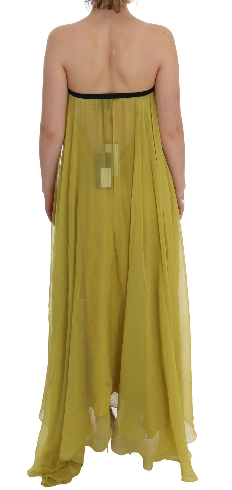 Mustard Yellow Silk Dress