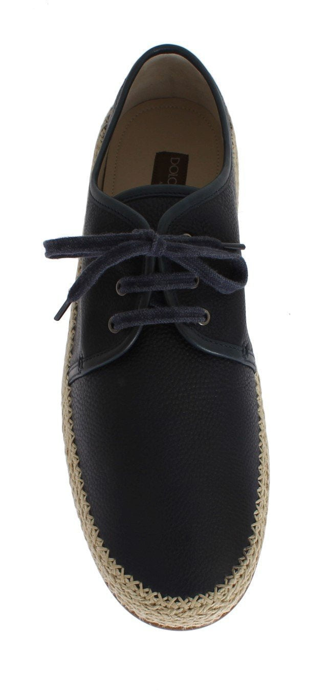 Blue Leather Dress Formal Shoes