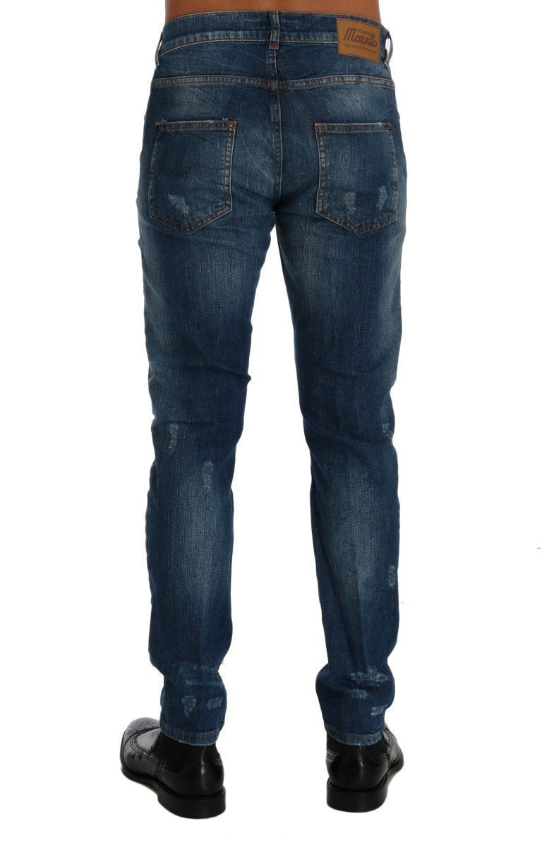 Blue Wash Perth Slim Fit Jeans