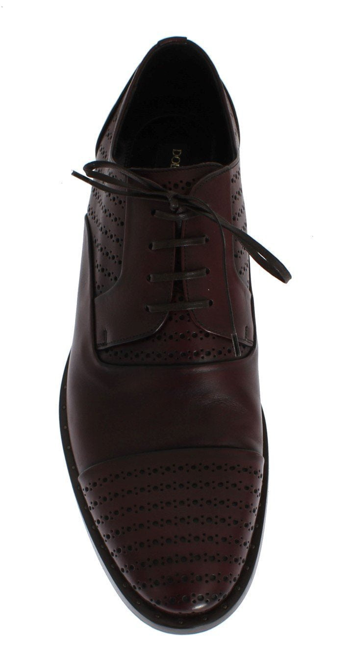 Bordeaux Leather Dress Formal Shoes