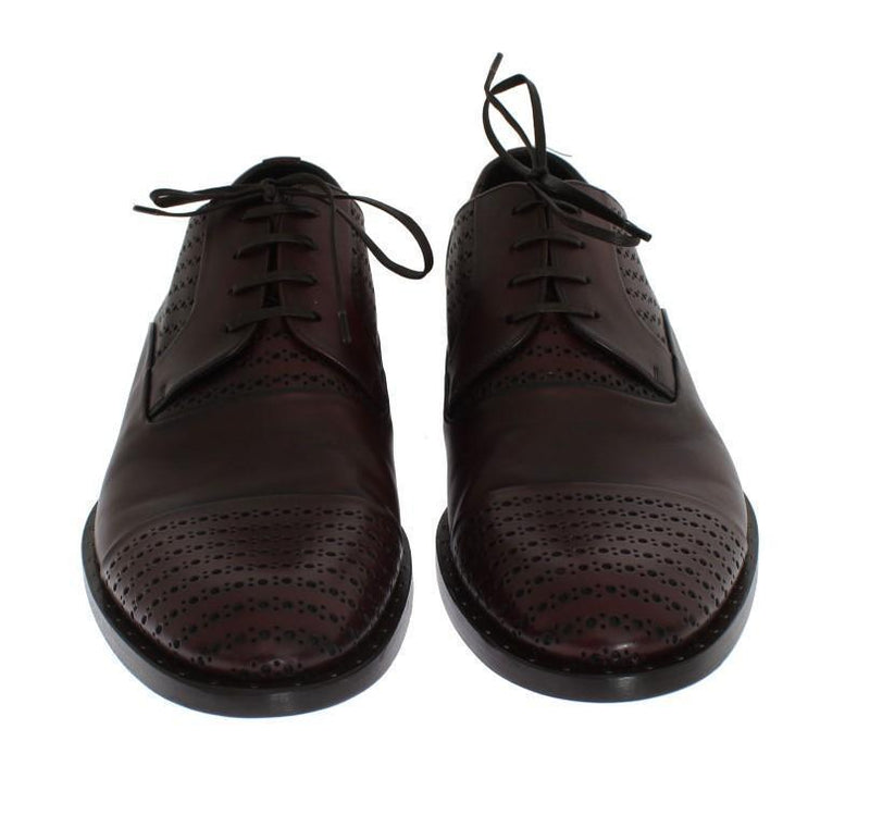 Bordeaux Leather Dress Formal Shoes