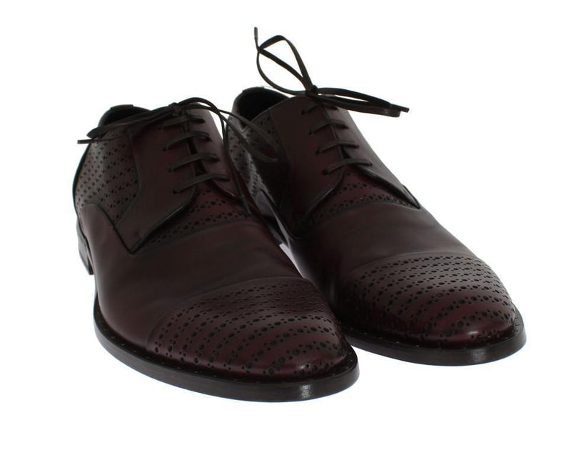 Bordeaux Leather Dress Formal Shoes