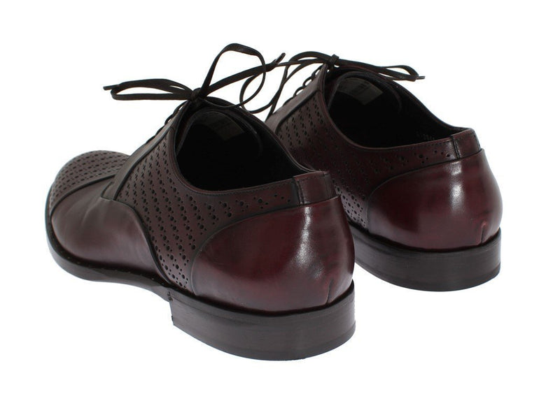 Bordeaux Leather Dress Formal Shoes