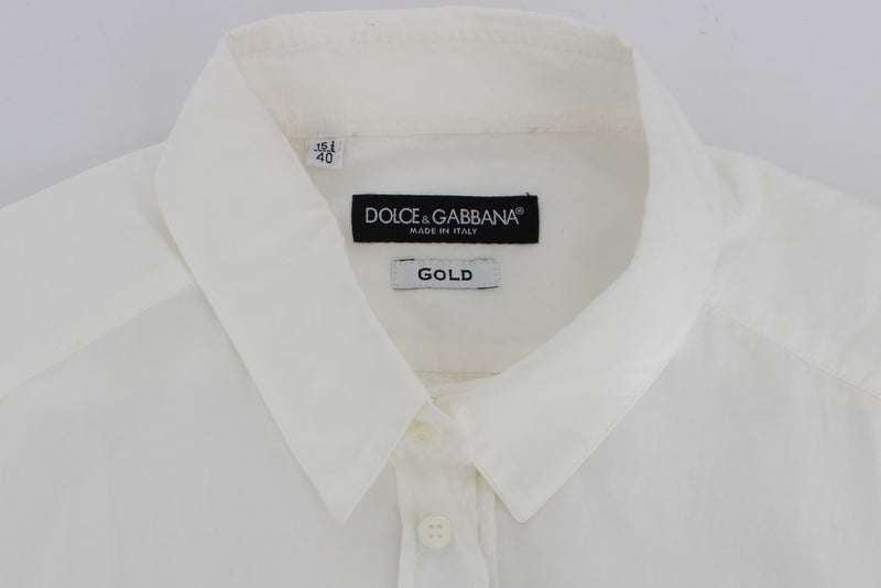 White Slim Fit Cotton Dress Formal Shirt