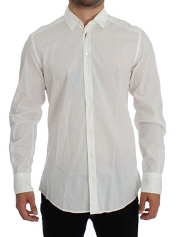 White Slim Fit Cotton Dress Formal Shirt