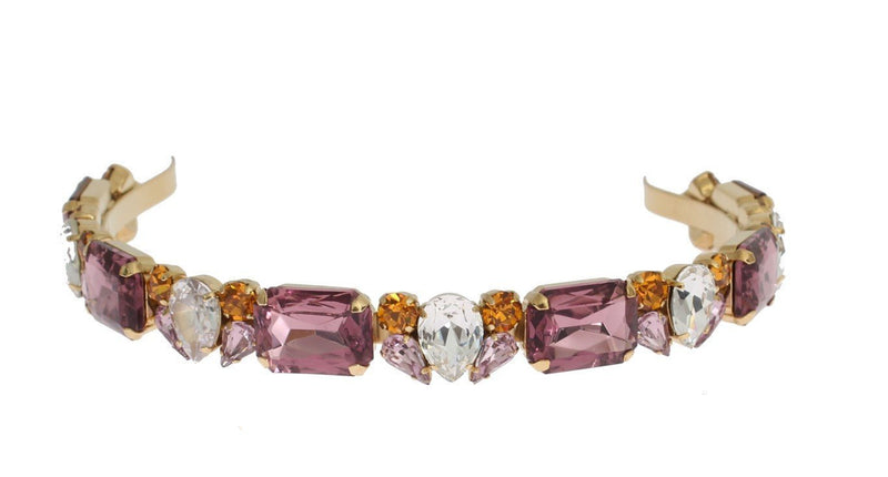 Gold Tiara Brass Crystal Sicily GEMME Headband