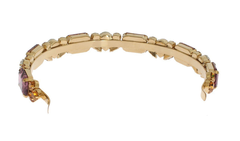 Gold Tiara Brass Crystal Sicily GEMME Headband