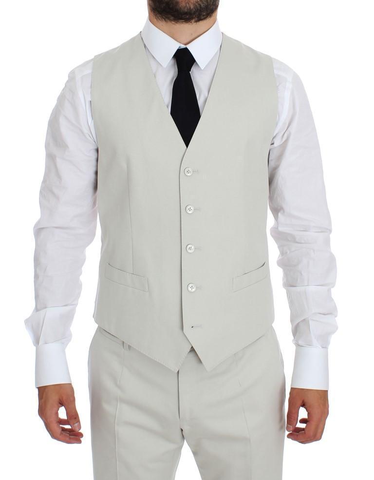 White MARTINI Slim Fit 3 Piece Suit