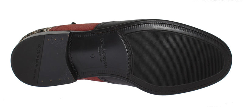 Multicolor Leather Pony Hair Shoes