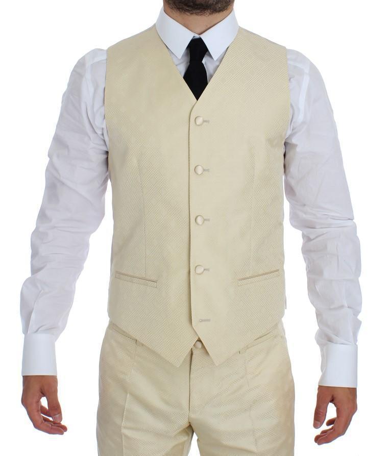 White Double Breasted 3 Piece Suit