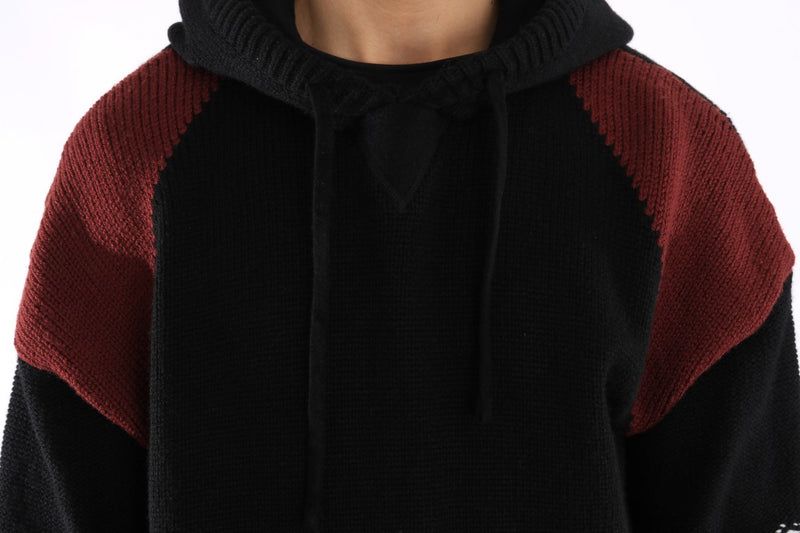 Black Cashmere Wool Knitted Sweater