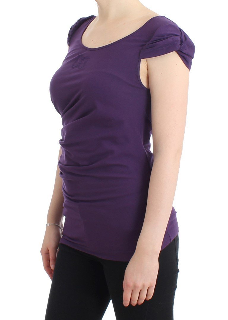 Purple cotton top