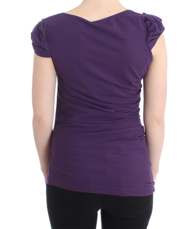Purple cotton top