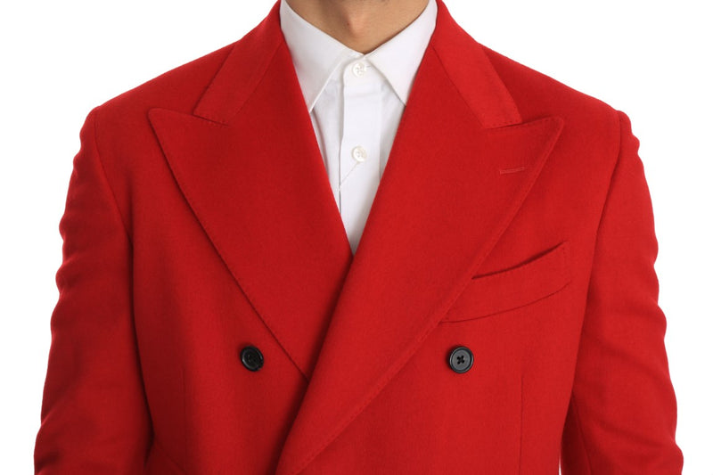 Sport Coat Blazer Red Cashmere Jacket