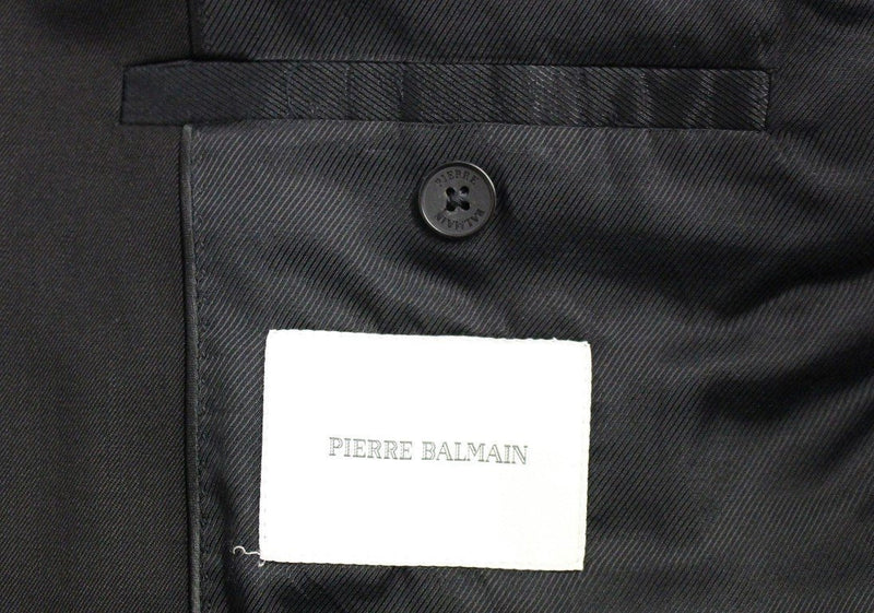 Black two button blazer with Vest