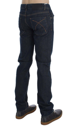 Blue Cotton Stretch Regular Fit jeans