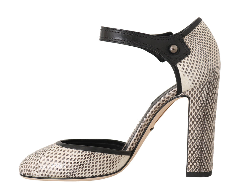 Snakeskin Ayers Ankle Strap