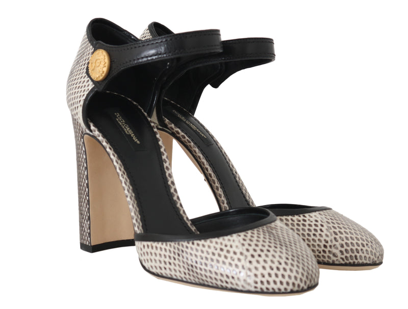 Snakeskin Ayers Ankle Strap