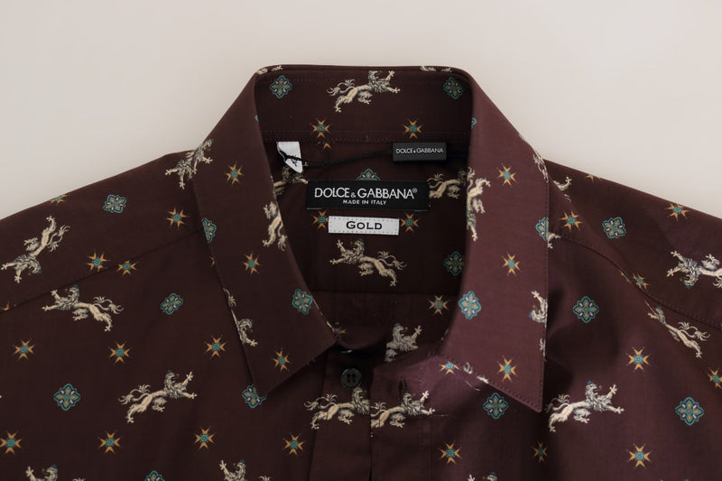 Bordeaux Slim Fit GOLD Shirt