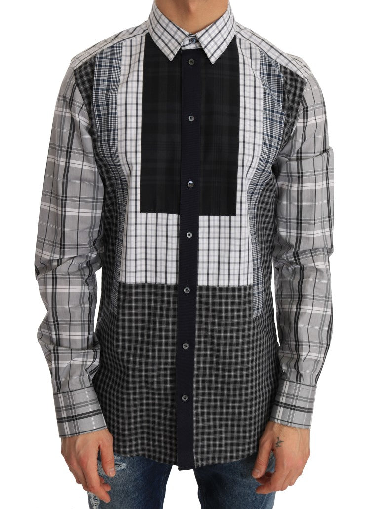 Multicolor Check Cotton Slim Fit Shirt