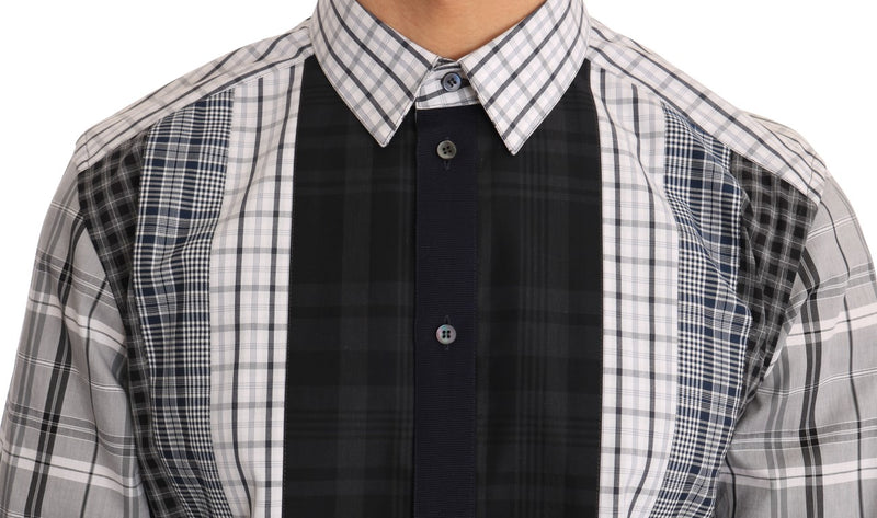 Multicolor Check Cotton Slim Fit Shirt