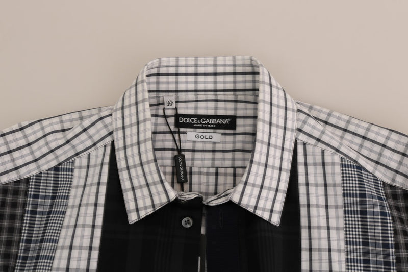 Multicolor Check Cotton Slim Fit Shirt