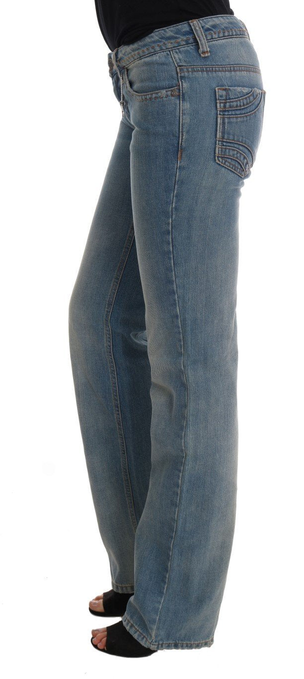 Blue Wash Cotton Classic Jeans