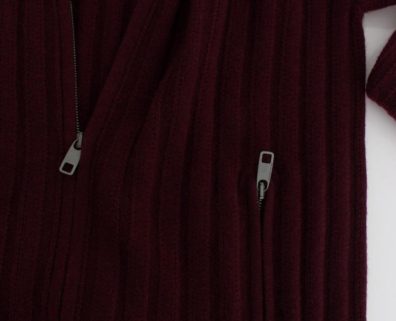 Bordeaux Knitted Cashmere Sweater