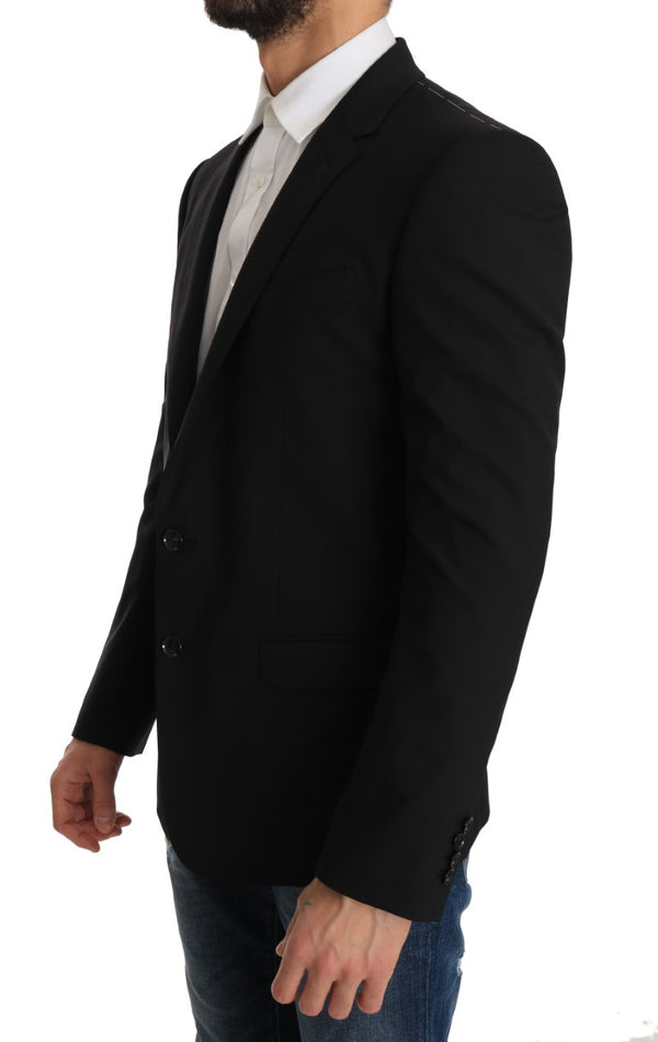 Black Wool MARTINI Blazer Jacket
