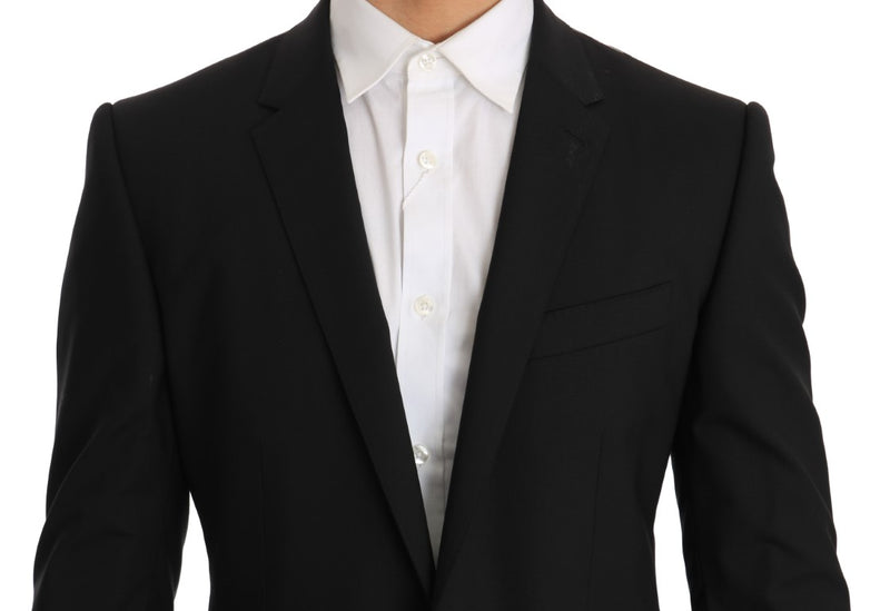 Black Wool MARTINI Blazer Jacket