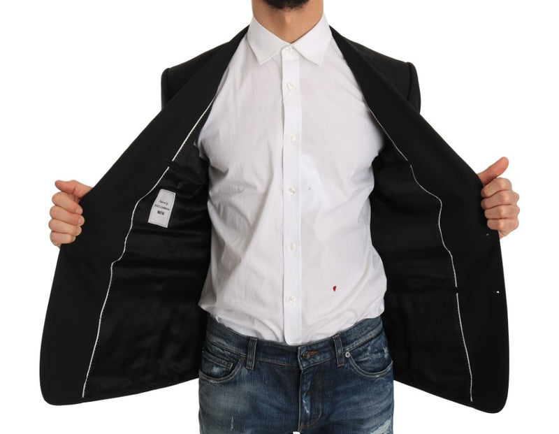 Black Wool MARTINI Blazer Jacket